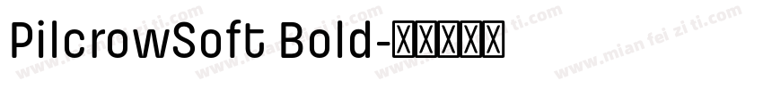 PilcrowSoft Bold字体转换
